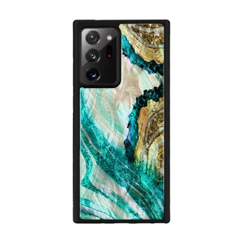 iKins dėklas Samsung Galaxy Note 20 Ultra su „Aqua Agate“ raštu