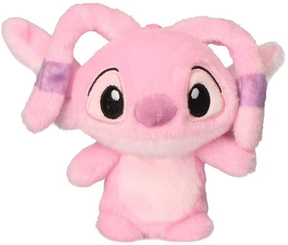CERDÁ Disney Stitch Angel plush keychain 12cm