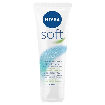 Drėkinamasis kūno kremas NIVEA SOFT, 75 ml