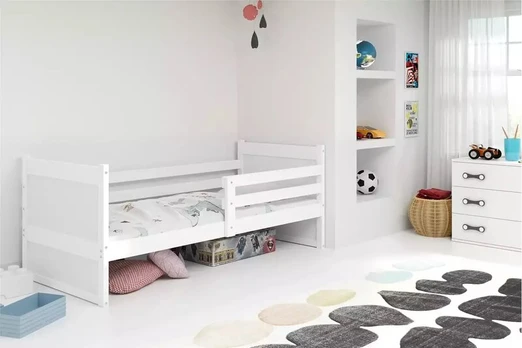 Vaikiška lova RICO 90x190, balta/balta