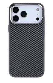 Rixus Mag Carbon With MagSafe For Apple iPhone 17 Pro Titanium Grey