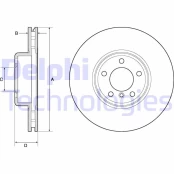 Stabdžių diskas DELPHI BG9157C kaina