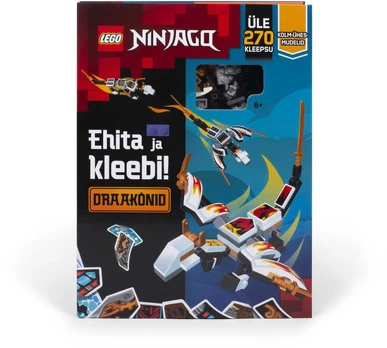 Konstruktorius LEGO® Ninjago Activity Book Build And Stick: Dragons BSP6701EE