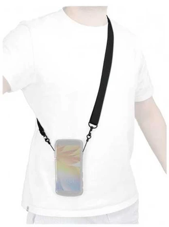 Mobilis 001093, Neck strap, Juodas, Nylon, Universal, 25 mm, 30 g