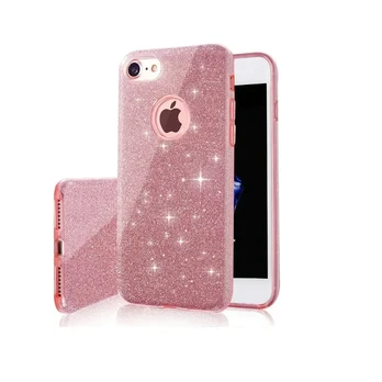 TelForceone Glitter 3in1 dėklas iPhone 11 rožiniam