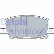 DELPHI LP3482 Brake pad set kaina