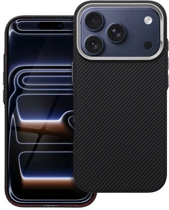 Dėklas Oem Case for iPhone 15 PRO MAX K-Look compatible with MagSafe juodas