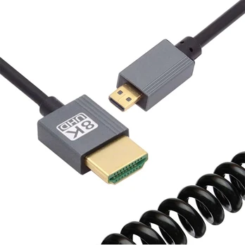 Micro Hdmi 2.1 8k 60hz Susuktas Kabelis (100cm)