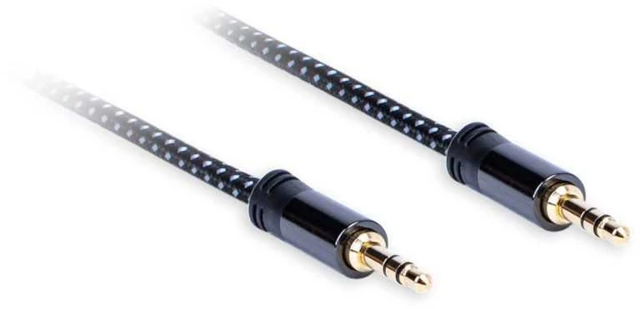 Kabelis Jack 3,5 mm - Jack 3,5 mm Długość: 0,75m AQ Premium