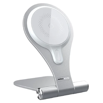 Įkroviklis Nillkin stand 15W MagSafe wireless Sidabrinis (NKT11)