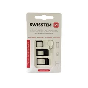 Swissten SIM Card Adapterių rinkinys + adatėlė kaina