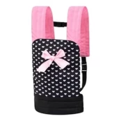 Bayer - Doll Carrier - Black & Pink (62260AA) kaina