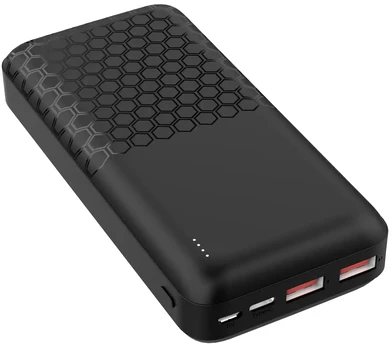 Platinet battery bank 20000mAh PD QC, black (45932)