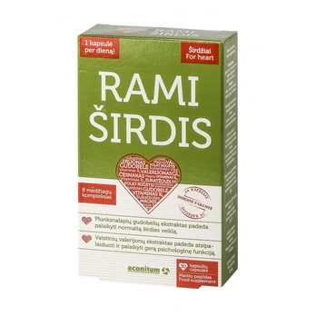 RAMI ŠIRDIS , 30 kapsulių