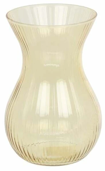 Vaza Lyra, 18 cm, geltona