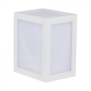 V-tac 12W LED sieninis šviestuvas, baltas, 3000K, IP65