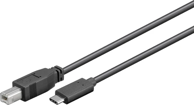 Kabelis USB MicroConnect USB-C - 1 m Juodas (USB3.1C2B1)