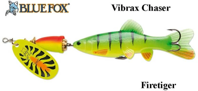 Blue Sukriukė Mėlyna Fox Vibrax Chaser BFVCH Firetiger