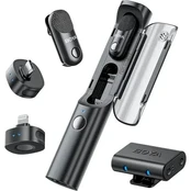 Boya wireless microphone Magic-02 USB-C/Lightning/3.5mm kaina