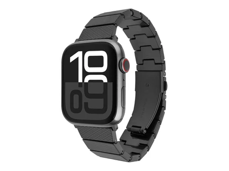 FIXED Resin Strap Apple Watch 44/45/46/49mm, Carbo