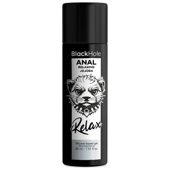 BLACK HOLE Juodas HOLE - ANAL RELAXING JOJOBA RELAX SILICONE BASE 30 ML