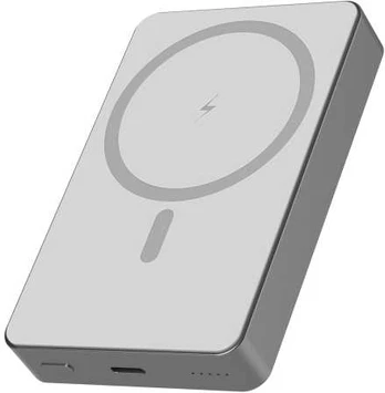 Sinox PRO trådløs Power Bank 10000 mAh. Grå