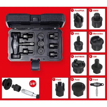 3/8´´ Oil Service Special Profile Set for Plastic Oil Drain, KS Tools