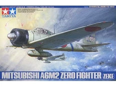 Tamiya - Mitsubishi A6M2 Zero Fighter, 1/48, 61016