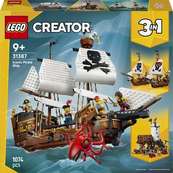LEGO Creator 31387 Legendinis piratų laivas
