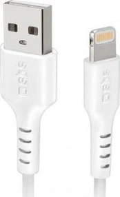 Kabelis USB-Lightning MFI C-89 SBS 3M Baltas