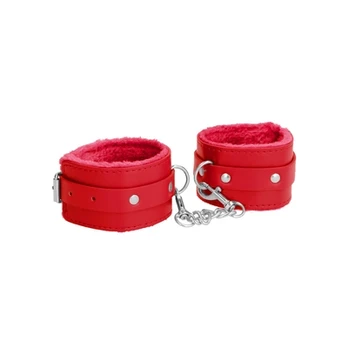 Ouch By Shots Plush Leather Handcuffs