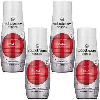 4x "SodaStream" kolos sirupas be cukraus 440ml