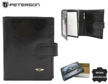 Natūralios odos piniginė vyrams Peterson PT180