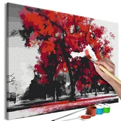 Artgeist Tapybos pagal skaičius rinkinys - Expressive Tree kaina