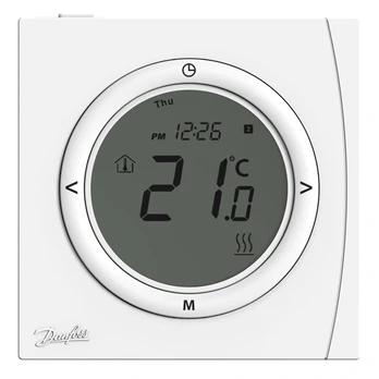 Programuojamas patalpos termostatas Danfoss, TP5001B matinimas 2xAA