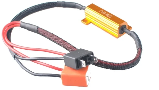 Canbus rezistorius LED lemputėms H7 50W 6Ω apšvietimo klaidų dekoderis