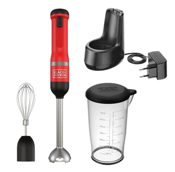 Blenderis Black & Decker BCKM1012KR, raudonas