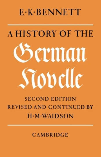 History of the German Novelle
