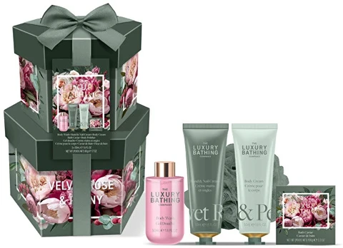 Grace Cole Rose & Peony Body Care Gift Set 5 pcs