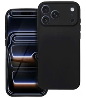 Juodas dėklas Apple iPhone 17 Pro Max telefonui "Soft Case"