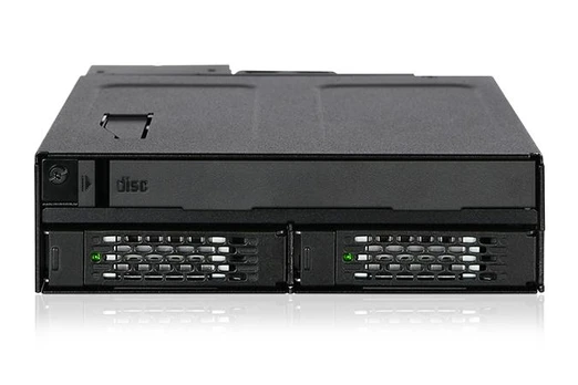 Icy Dock MB602SPO-B drive bay panel Juodas
