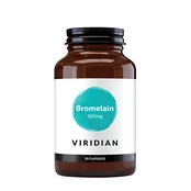 VIRIDIAN kapsulės BROMELAIN 500 mg N30 kaina