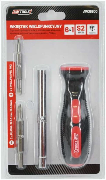 AW-Tools AWTOOLS ATSUKTUVAS DVIPUSIS+ANTGALIAI 6in1