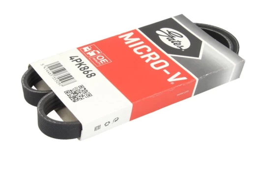 V formos rumbuoti diržai GATES 4PK868