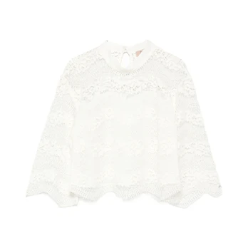 Palaidinės moterims, Balta, Woven blouse