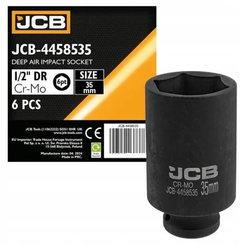 JCB Nasadka smūginis gili 1/2" 35mm (6-kątna)
