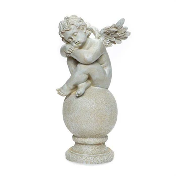 Glov STATUE SLEEPING ANGEL ON GLOBE