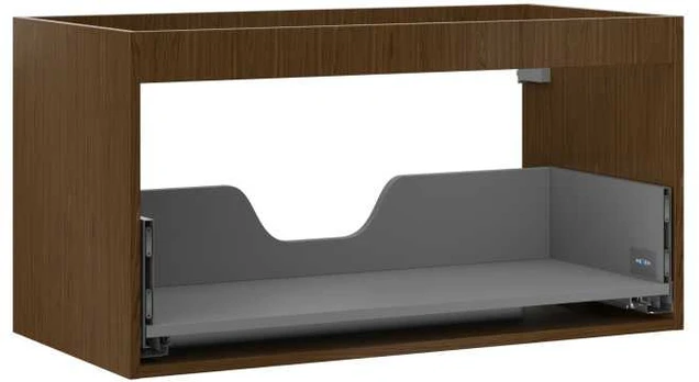 Praustuvo spintelės korpusas Mexen Box-A, 90 cm, 1 stalčius, Nut