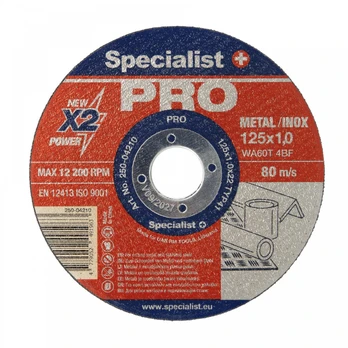 SPECIALIST+ metalo pj.diskas PRO, 125x1x22 mm