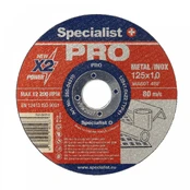 SPECIALIST+ metalo pj.diskas PRO, 125x1x22 mm kaina